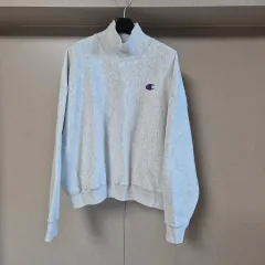 M) Champion レディース オーバーサイズ 起毛 スウェット