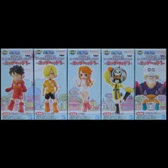 ワンピース ワールドコレクタブルフィギュア エッグヘッド １ 全５種セット ルフィ サンジ ナミ ブルック フランキー