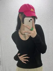 アディダス Y2K 00's 必須アイテム ホットピンク ベースボールキャップ 帽子 C08317