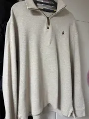 ポロ ハーフジップ XL