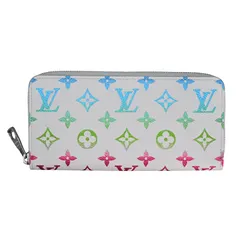 LOUIS VUITTON ルイヴィトン ジッピーウォレットホリゾンタル ライトグレー M13908 ロングウォレット 長財布 レディース メンズ 大容量 メタリック グラデーション 未使用 (24859)