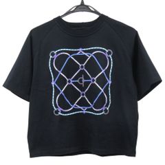 HERMES カルトゥッシュモール ブラック 半袖Tシャツ ロゴ刺繍 - メルカリ