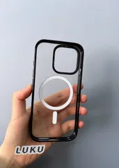 MagSafe対応 【新品限定】 シンプル透明 ブラックフレーム iPhoneケース CASETiFY 無地 クリア スマホケース iPhone17/17Pro/17 Air/16/15/14/13/12 多機種対応