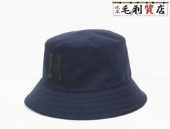 24SS✨エルメス HERMES フレッド•サングルH バケットハット 麻×綿 