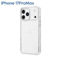 iPhone17ProMax ケース カメラ保護 シルバー メタリックフレーム クリア 透明 レンズガード ハイブリッドケース mycam LN-IL25MCSV 【ゆうパケットにて発送】【10日以内発送】