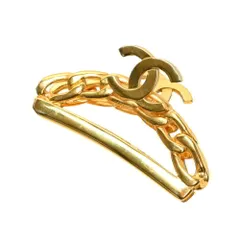 CHANEL 98P ココマーク チェーン ヘアクリップ