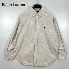 Ralph Lauren old classic fit plaid L/S BD shirts 17.5 XL ラルフローレン クラシックフィット チェック ボタンダウン 長袖シャツ 定番 アメカジ オールド