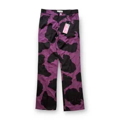 参考上代26400円 未使用 TTT_MSW 21AW Holstein Work Pants ホルスタインワークパンツ ティーモダンストリートウェア TTT-2021AW-PT02 パープル M （83864A）のサムネイル