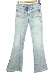 ディーゼル DIESEL ブーツカット デニム パンツ 23 ライトブルー D-HUSH ジーンズ ボトムス