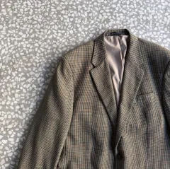 LAUREN RALPH LAUREN / メキシコ製 wool　ローレンラルフローレン　テーラードジャケット　オーバーサイズ　千鳥格子　アウター