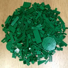 レゴ 正規品 中古 まとめ売り 約700g 緑 大量 レゴブロック【管理番号：2952】