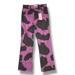 参考上代26400円 未使用 TTT_MSW 21AW Holstein Work Pants ホルスタインワークパンツ ティーモダンストリートウェア TTT-2021AW-PT02 パープル L （83865A）のサムネイル