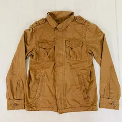 USA Vintage Abercrombie&Fitch Sentinel Jacket センチネルジャケット ミリタリー カーゴ ベージュ系 Mサイズ