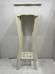 h11284 フラワースタンド サイドテーブル アンティーク ホワイト インテリア 家具