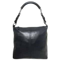 PRADA　プラダ　バッグ　ショルダー　肩掛け　レザー　ワンショルダー　三角ロゴ　黒　ブラック　NERO