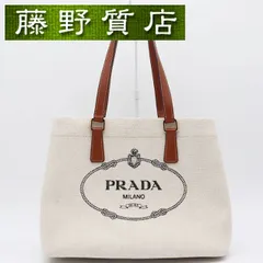 プラダ PRADA トートバッグ トート バッグ キャンバス レザー ゴールド金具 1BG356 プラダ バッグ プラダ バック 中古 ハンドバッグ レディース 肩掛けバッグ ブランド ショルダーバッグ 肩掛け ブランドバック 8148