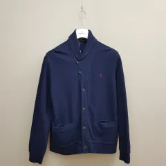 ポロラルフローレン ショールカラー コットン カーディガン Mサイズ