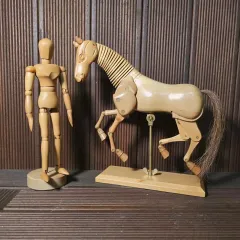 美術用 목각 관절 인형 말 人体 / まとめ売り