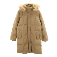 AIGLE エーグル ダウンコート M ベージュ レディース 古着