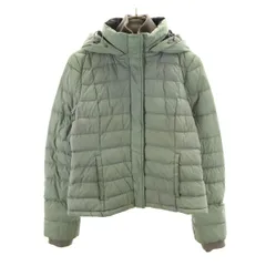 UNIQLO ユニクロ t.down by theory セオリー コラボ ダウンジャケット S グリーングレー レディース 古着