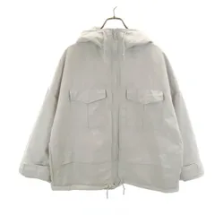 UNIQLO ユニクロ White Mountaineering ホワイトマウンテニアリング コラボ オーバーサイズ ハイブリッド ダウンパーカー M グレー レディース 古着