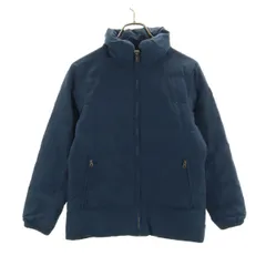 AIGLE エーグル ダウンジャケット M ネイビー レディース 古着