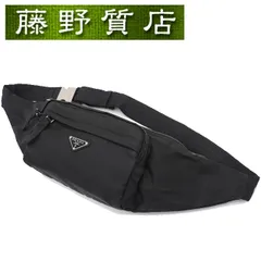 プラダ PRADA ボディバッグ ナイロン ブラック 黒 シルバー金具 2VL005 ウエストバッグ メンズ レディース ブランドバッグ 三角ロゴ prada バッグ プラダバック プラダバッグ 8258