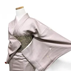 小紋　金彩　流水　桜　楓　菊　水玉　くすみカラー　着物　013b d ms