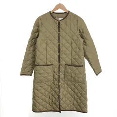 TRADITIONAL WEATHERWEAR トラディショナルウェザーウェア キルティングコート サイズ:36 ノーカラー    ブラウン レディース / 240001182098