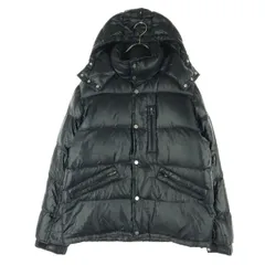 美品 CAMP7 キャンプセブン 長袖 ダウンジャケット XL ブラック メンズ 古着