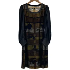 美品 JUNYA WATANABE COMME des GARCONS ジュンヤワタナベ メッシュレイヤードワンピース JS-O018 サイズS ブラック レディース 古着 中古 USED