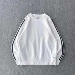 adidas　デザインスウェット　Oサイズ　刺繍　ワンポイント　立体　万国旗