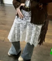 レース レイヤード スカート (交換可能