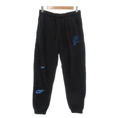 ナイキ NIKE ジョガーパンツ スウェット M イージー ロゴ刺繍 裏起毛 黒 ブラック /NU