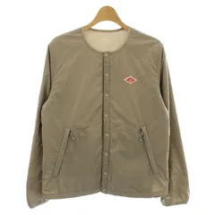 ダントン DANTON インサレーションジャケット 中綿 ノーカラー ジャケット ナイロン 36 グレージュ 20S-KW-001 /☆G