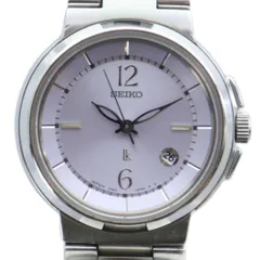 セイコー SEIKO ルキア LUKIA 腕時計 ウォッチ クォーツ ロゴ カレンダー付き シルバー色 7N82-6E00 ■GY18 /MQ