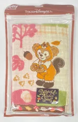 東京ディズニーシー フェイスタオル Duffy and Friends Duffy's Delightful Autumn Woods 2019