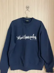 マークゴンザレス ネイビー 起毛 スウェット S