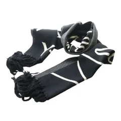 ヨウジヤマモト アディダス YOHJI YAMAMOTO adidas ワイスリー Y-3 マフラー 黒 ブラック 白 ホワイト /SS ■OSのサムネイル