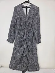 【美品☆最終価格】マックスマーラMAX&Co. シルクロングワンピース Max Mara マックスマーラ ピュアシルク100% とろみ ロングワンピース