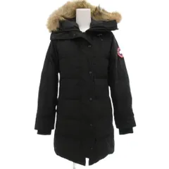 カナダグース 3802LA SHELBURNE PARKA パーカー シェルバーン ダウン コート コヨーテファー ロゴ ワッペン XS 黒