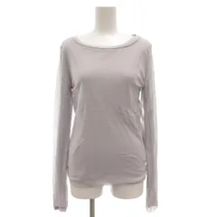 ジャーナルスタンダード レリューム JOURNAL STANDARD relume 25SS 3WAYチュールレイヤードTシャツ カットソー 長袖 サックスブルー /GV