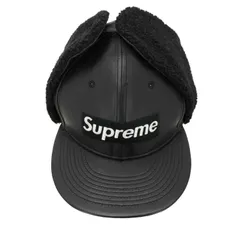 シュプリーム Supreme 22AW NewEra Leather Earflap Box Logo メンズ  8 (63.5cm)
