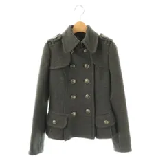 バーバリーブルーレーベル BURBERRY BLUE LABEL ウールPコート 36 グレー /DO ■OSのサムネイル