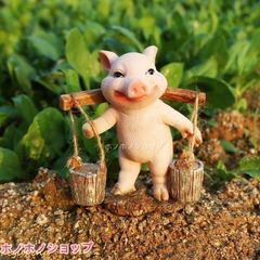 希少/日本未発売】海外ヴィンテージ置物 3 BEACH PIGS 3匹の子豚 