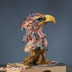 動物オブジェ 狼 クマ 馬 鷹 アニマル置物 リアル風 アンティーク インテリア 雑貨 タイプF