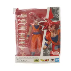 BANDAI S.H.Figuarts ドラゴンボール超 スーパーサイヤ人ゴッド孫悟空 正しき心がもたらすサイヤ人の神 フィギュア 対象年齢15歳以上 マルチカラー ■GY20 /MQ