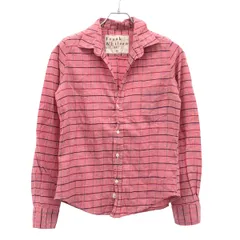 Frank&Eileen フランクアンド アイリーン BARRY フランネルチェックシャツ 321070296-1110 ピンク XS