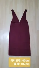 ワイン色 ビスチェ ONE PIECE 新品 S