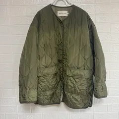 Ray Beams レイビームス ノーカラージャケット アウター カーキ【中古】 レディース